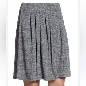 Eileen‎ Fisher Women’s 100% Linen Pull On Pleated Skirt